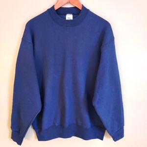 Vintage BVD Made In USA Crew Neck Sweatshirt Blank Size Large